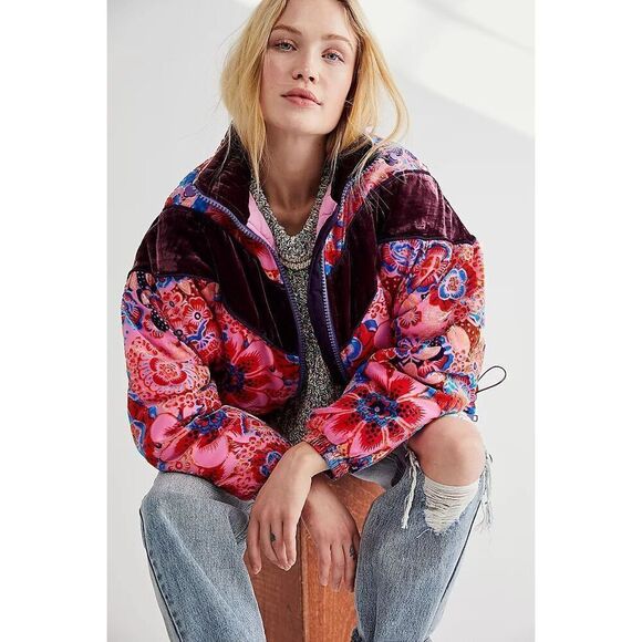 Free People Jackets & Blazers - Free People Sun Valley Bomber Jacket Size M